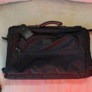 Tumi Black Luggage Travel Bag Durable Nylon